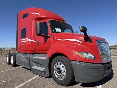 International LT Sleeper Semi Truck - Raised Roof Sleeper, Cummins 450HP, 12 Speed Automatic