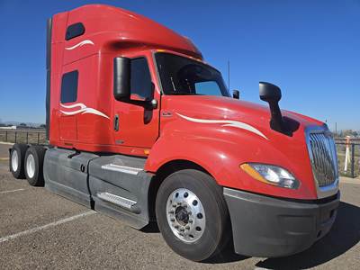 International LT Sleeper Semi Truck - Raised Roof Sleeper, Cummins 450HP, 12 Speed Automatic