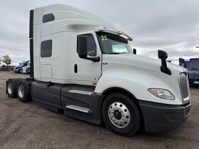 International LT Sleeper Semi Truck - Raised Roof Sleeper, Cummins 450HP, 12 Speed Automatic