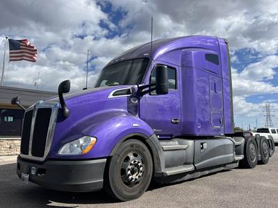 Kenworth T680 Sleeper Semi Truck - 76" Raised Roof Sleeper, Paccar 455HP, 12 Speed Automatic