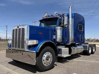 Peterbilt 389 Sleeper Semi Truck - 72" Mid Roof Sleeper, Cummins 500HP, 13 Speed Amt