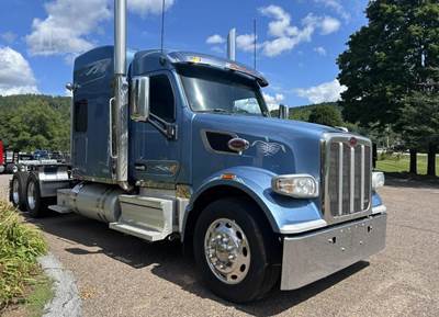 Peterbilt 567 Sleeper Semi Truck - 80" Mid Roof Sleeper, Cummins 565HP, 18 Speed Manual