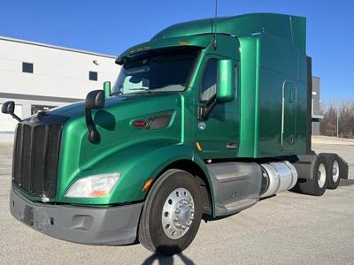 Peterbilt 579 Sleeper Semi Truck - 80" Mid Roof Sleeper, Paccar 455HP, 12 Speed Endurant Automatic