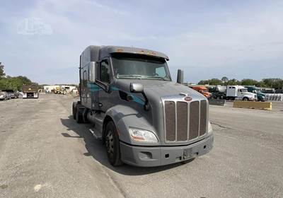Peterbilt 579 Sleeper Semi Truck - 72" Mid Roof Sleeper, Paccar 455HP, 12 Speed Amt
