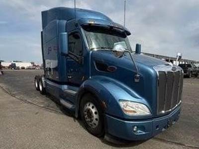 Peterbilt 579 Sleeper Semi Truck - 72" Mid Roof Sleeper, Paccar 430HP, 12 Speed Amt