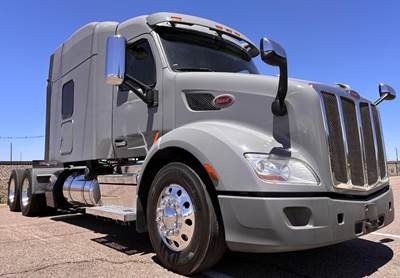 Peterbilt 579 Sleeper Semi Truck - 72" Mid Roof Sleeper, Paccar 455HP, 12 Speed Amt