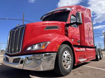 Peterbilt 579 Sleeper Semi Truck - Mid Roof Sleeper, Cummins 450HP, 12 Speed Endurant Automatic