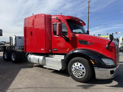 Peterbilt 579 Sleeper Semi Truck - 76" Mid Roof Sleeper, Paccar 455HP, 10 Speed Automatic