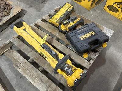 Location: Iowa City, Ia Dewalt PA3500 Powder Actuated Tool, Cordless Band Saw,