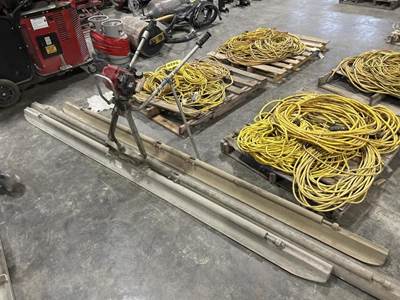 Location: Iowa City, Ia Gasoline Engine, (2) 10' Screeds, (1) 12' Screed, Starts