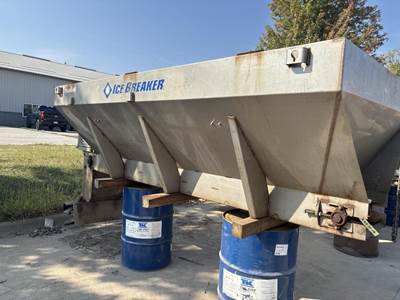 Location: Iowa City, Ia Approx 58"x120"x36" Stainless Hopper, Honda Gas Engine,