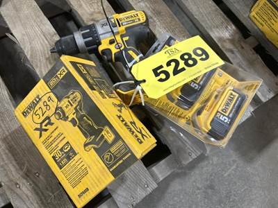 Location: Iowa City, Ia 20V Max XR Drill, 20V Max XR 1/4" Impact Driver, (2) 20V