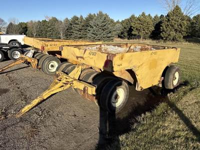 Location: Bismarck, ND Approx 10’x8’, Pin Style Hitch, 15 Tires, 7.50-15 Tires