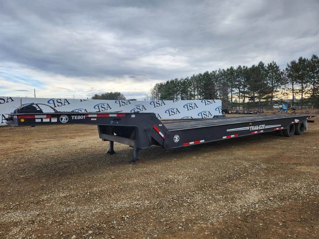 2003 TrailEze TE801 Drop Deck Trailer For Sale Merrill, WI 34255