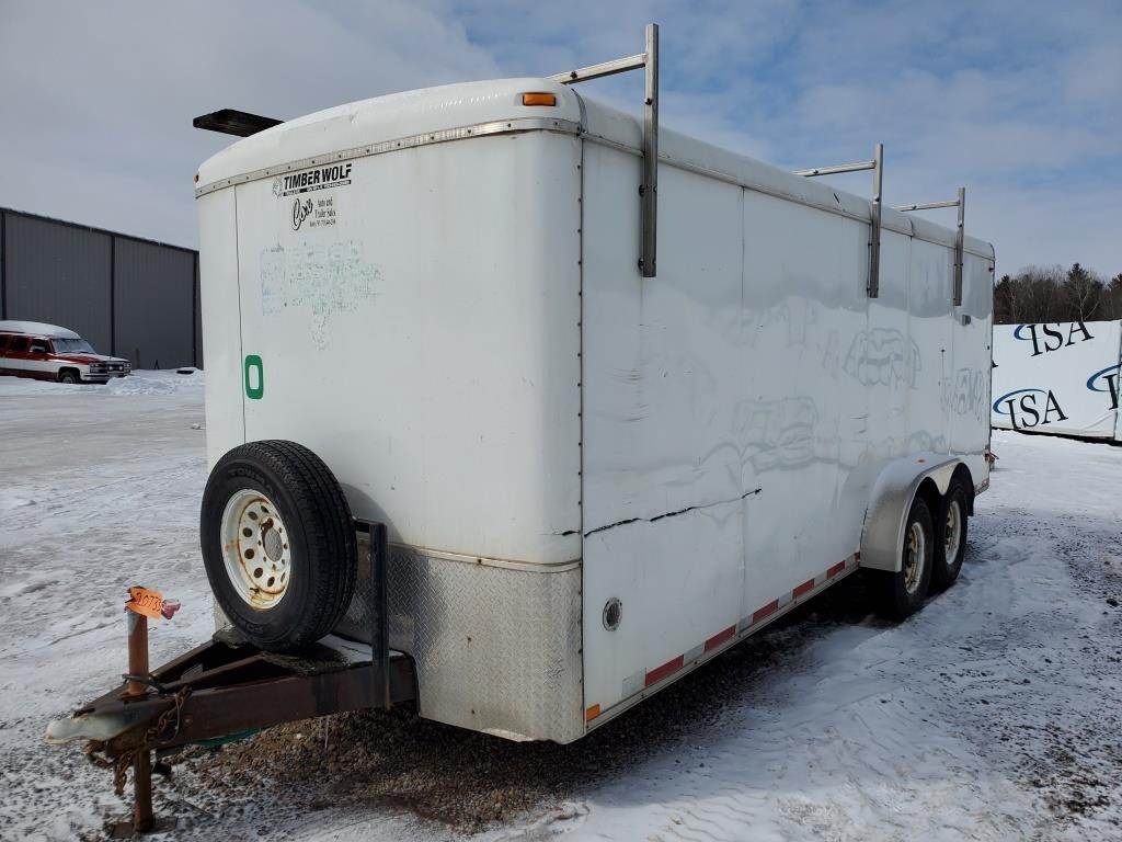 2005 Timberwolf Enclosed Cargo Trailer For Sale Merrill, WI 20733