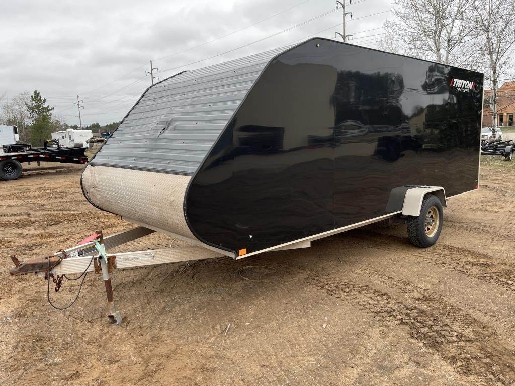 2020 Triton 17' ALUMINUM Enclosed Cargo Trailer For Sale Merrill, WI 35332