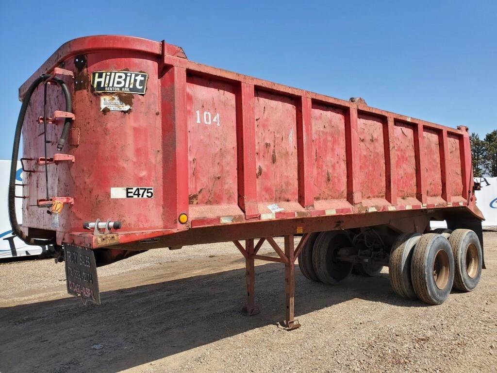 1996 Hilbilt 22' END DUMP TRAILER End Dump Trailer For Sale Merrill
