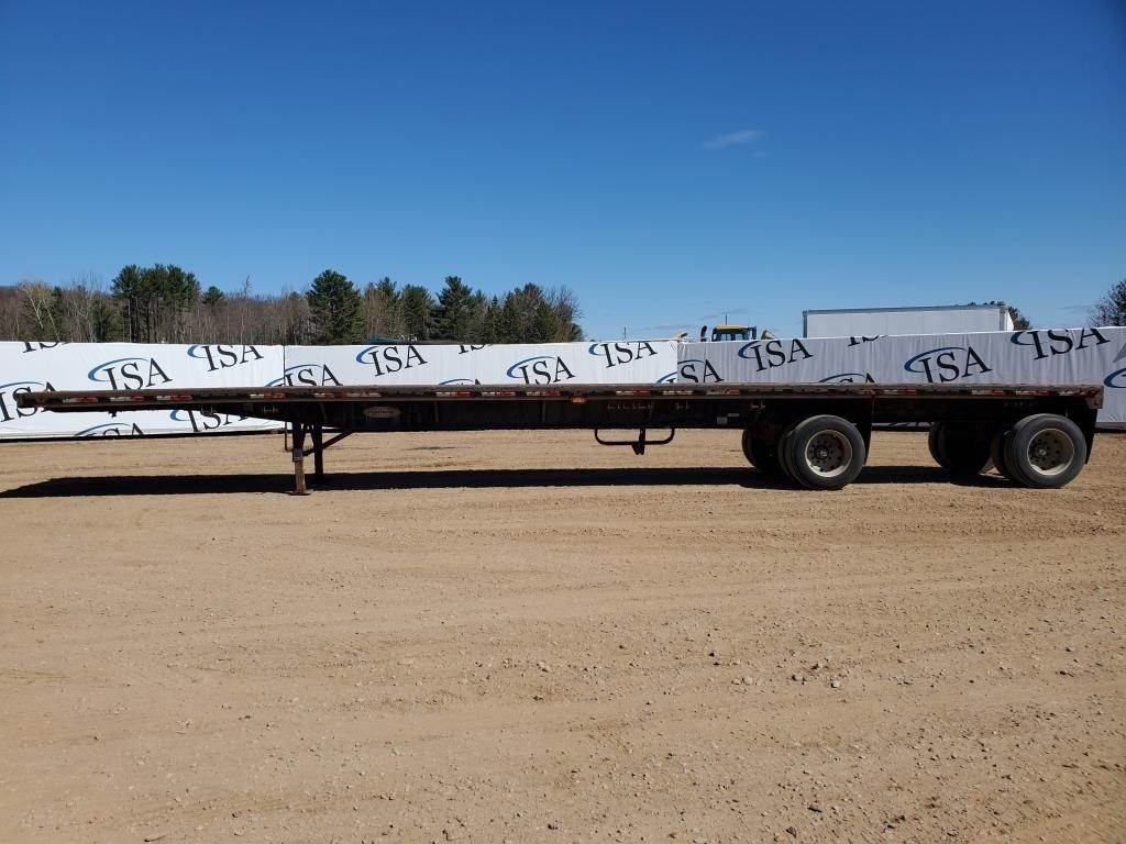 1997 Fontaine 48ft Flatbed Trailer For Sale Merrill, WI 24182