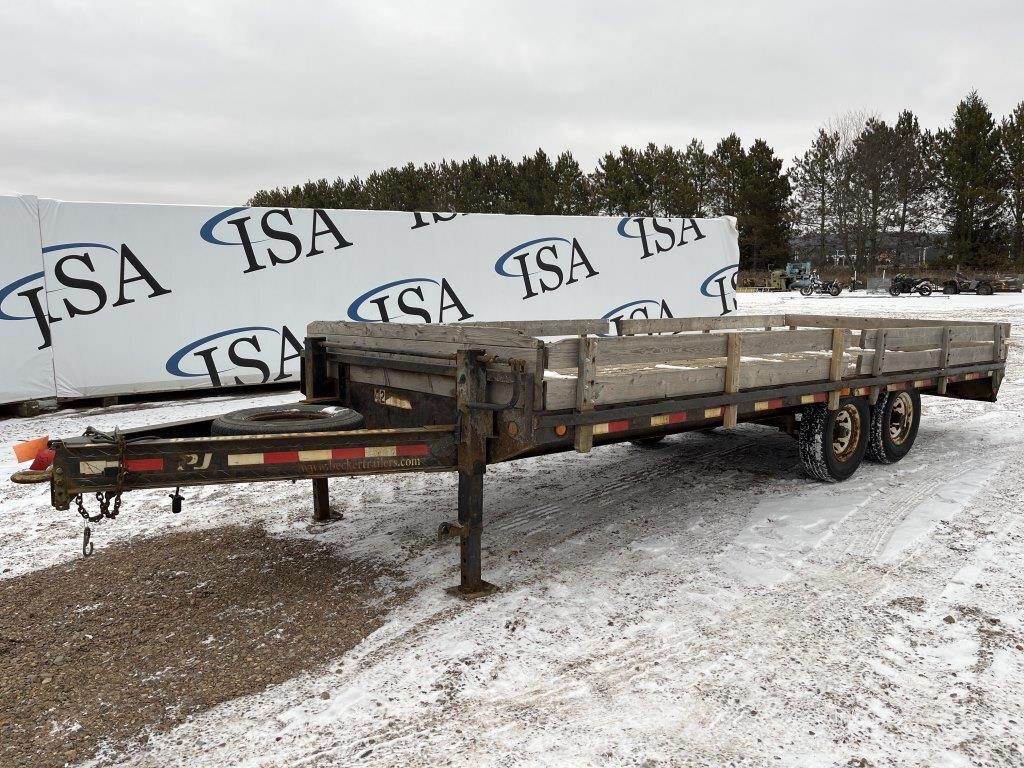 2015 PJ Trailers 20' Flatbed Trailer For Sale Merrill, WI 20453