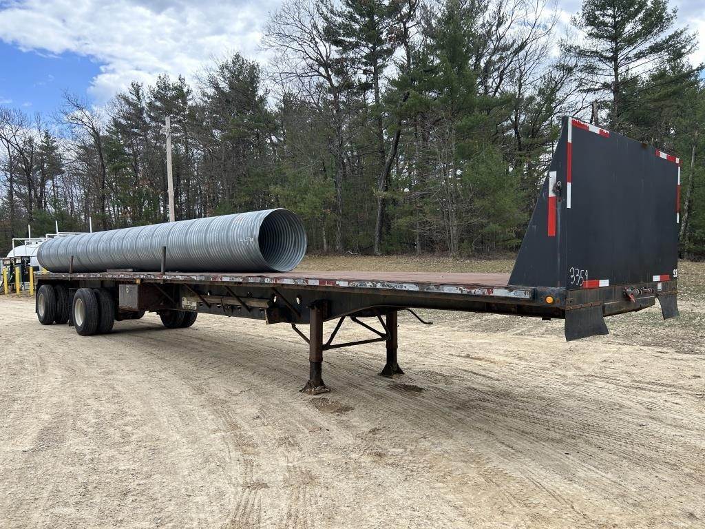 2000 Transcraft 48ft Flatbed Trailer For Sale Merrill, WI 34534