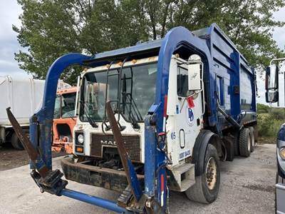 Mack MR Side Load Garbage Truck