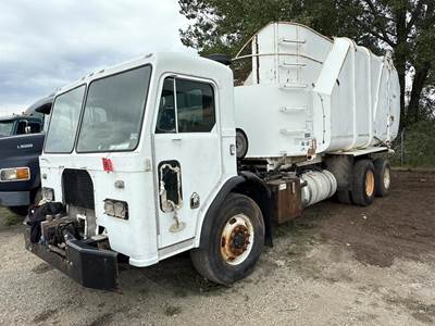 Peterbilt 320 Side Load Garbage Truck