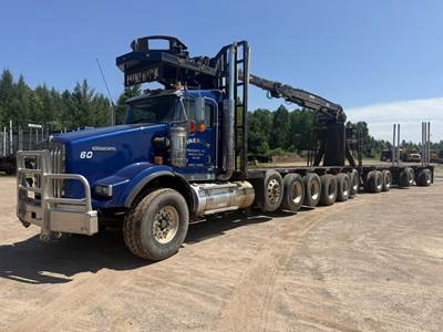 Kenworth Truck-Mounted Log Loader