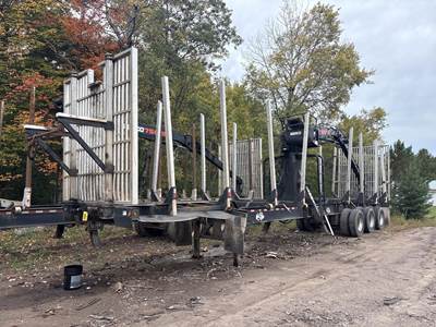 Serco 7500F Trailer-Mounted Log Loader