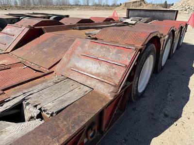 Load King 554 DFP QUAD AXLE LOW BOY Lowboy Trailer