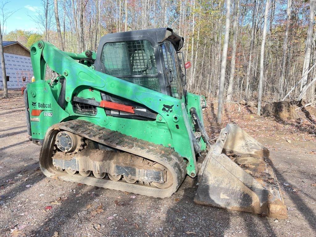 Bobcat T740 Skid Steer For Sale, 3,015 Hours Merrill, WI 29958