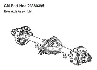 Chevrolet Express Rear Axle Assembly