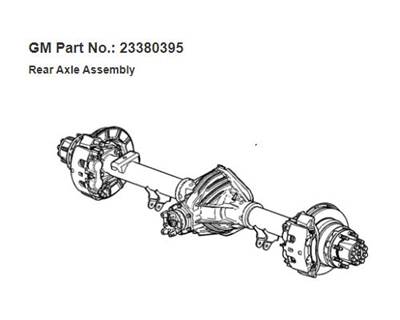 Chevrolet Express Rear Axle Assembly