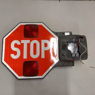 Quality used Defender Stop Arm Asy, 2 Square Lights, Reflective BladeX, backed