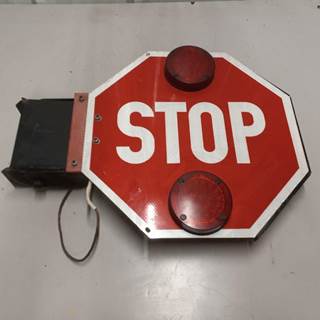 Quality used Series 6 stop arm assembly with blade and lights (LED), Low Cost,