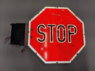 Quality used 5-series Electric Stop Arm Assembly with LED "STOP" sign and