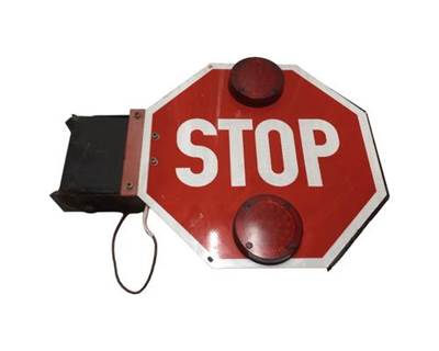 Used Series 6 Stop Arm Assembly with Blade and LED Lights, OEM # 453995001/006500/6980