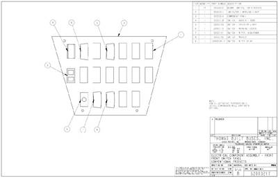 Thomas Built FS65 Dashboard Switch