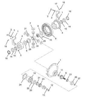 Dana N190 Rear Differential