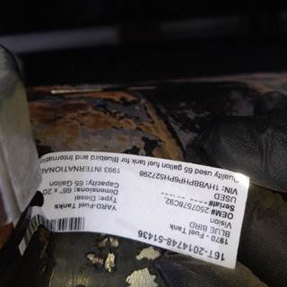 Blue Bird Vision Fuel Tank for a International 3800