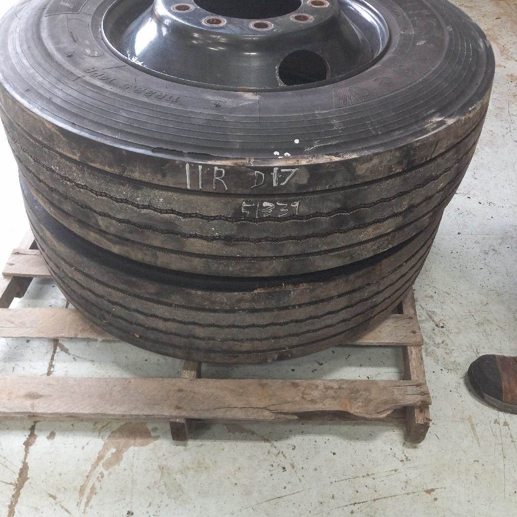 Good used set (2) of steer tires Make and model Firestone FS561 11R22.5