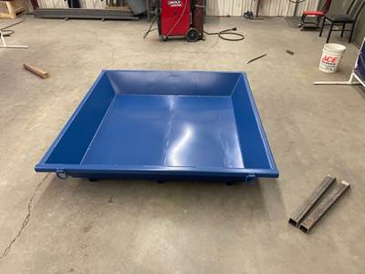 2022 Bear Iron Works 1 Cubic Yard / 200 Gallon Concrete Washout Tub Pan Concrete Equipment