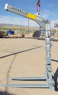 NEW! 2024 Butti CRANE PALLET FORKS - Self Leveling 5512 lbs cap.