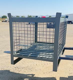 2024 BUTTI Crane Skip Box Basket 2200 lb Capacity