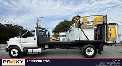 Ford F-750 Attenuator Truck