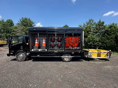 Isuzu Attenuator Truck