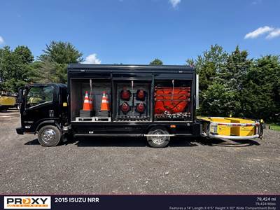 Isuzu Attenuator Truck