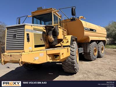 Volvo A40 Attenuator Truck