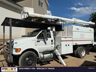 Ford F-750 Chipper Truck