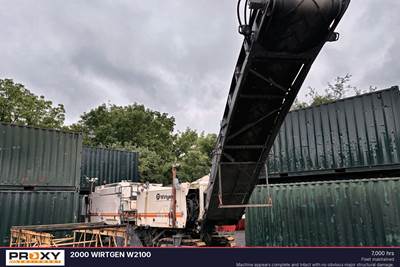 Wirtgen W2100 Construction Equipment