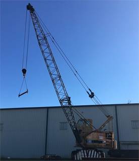50 Ton American 599WM Friction Wagon Crane, 75' Lattice Boom